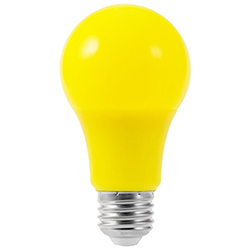 Светодиодная лампа 5 ватт с цоколем Е27, 220 вольт, желтая