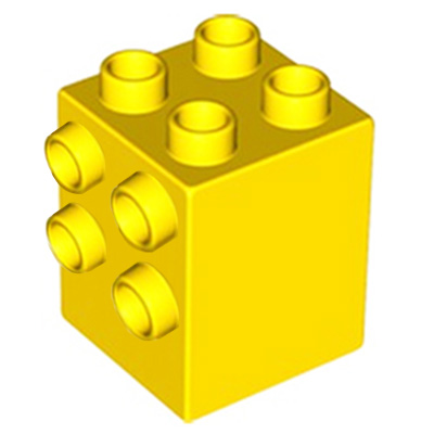 Строительный блок-переходник, совместимая с Лего дупло деталь
