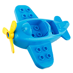 Самолёт, совместимый с Лего дупло конструктор