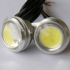 Светодиодная белая лампа-болт 3 ватта, 24 мм серебристый корпус