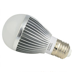 Светодиодная лампа 3 ватта с цоколем Е27 (led lamp 3W), тёплый