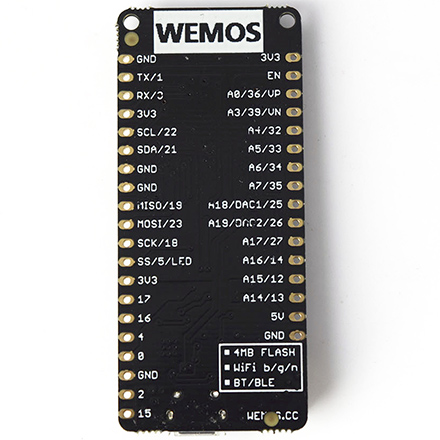 Плата Wemos LoLin32 ESP-WROOM-32 с 4MB Flash