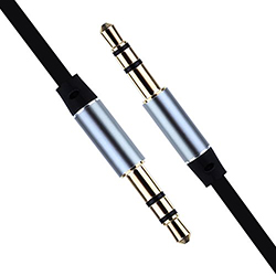 Аудио кабель Remax джек папа-папа 3.5 мм, длина 1 метр