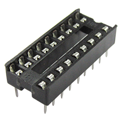 Панелька для монтажа DIP микросхемы 18 pin