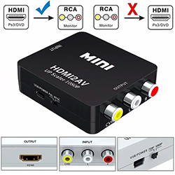 Адаптер HDMI на AV (RCA)