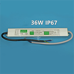 Блок питания сетевой 12 вольт 3 ампера, 36 ватт, IP67