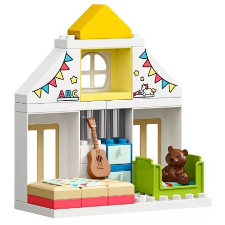 Детская кроватка – деталь конструктора Лего дупло