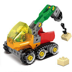 Конструктор на винтах «Кран-манипулятор», совместимый с Лего дупло