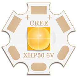 Светодиод CREE XHP50.2 19 ватт, 6V, 2546 люмен, 2000K