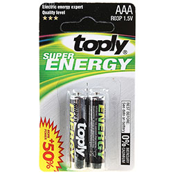 Батарейка AA toply R03 Super Energy 1.5 вольта