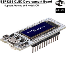 Плата разработки для интернета вещей на ESP8266 + OLED