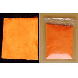Сверхъяркий оранжевый порошок-люминофор, 10 грамм