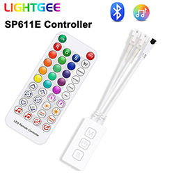 Bluetooth контроллер SP611E, 2 канала для светодиодных адресных лент