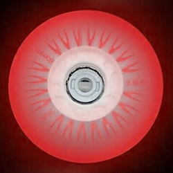 Светящееся колесо 80мм 90А красный цвет