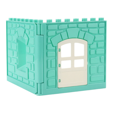 Бирюзовые стены замка – детали конструктора, совместимые с Лего