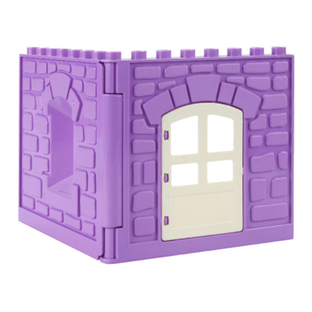 Сиреневые стены замка – детали конструктора, совместимые с Лего