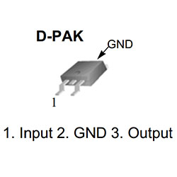 Линейный стабилизатор напряжения 78M06 +6 вольт D-PAK