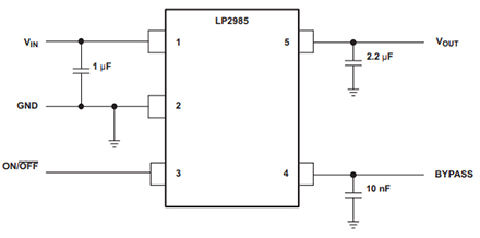 LP2985-33DBVR линейный стабилизатор напряжения 3.3 в