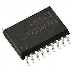 Микросхема ULN2803 - набор восьми мощных ключей