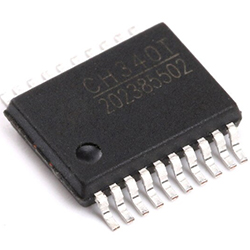 Микросхема CH340T - преобразователь USB-UART
