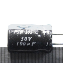 Электролитический конденсатор 100 мкФ 63 V