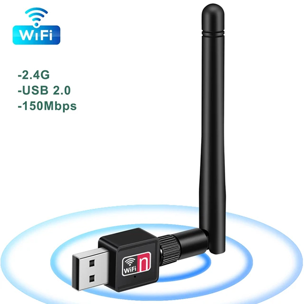 Wi-Fi модуль с антенной, USB подключение 802.12n