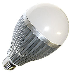 Светодиодная лампа 12 ватт, E27, белый тёплый
