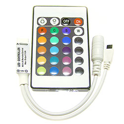 Мини контроллер RGB светодиодных лент + пульт 24 кнопки