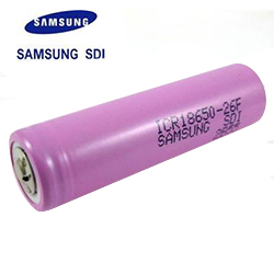 Литий-ионный аккумулятор Samsung ICR18650-26F 18650 2600мАч