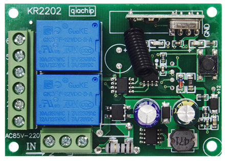 2-х канальная система радиоуправления KR2202 220 вольт