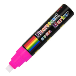 Толстый розовый флуоресцентный маркер 10 мм для LED досок