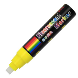 Толстый желтый флуоресцентный маркер 10 мм для LED досок