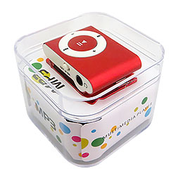 MP3 player плеер красный в коробочке
