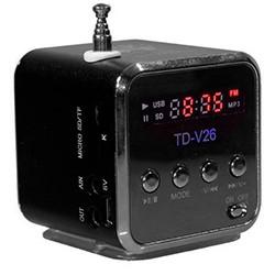 TD-V26 - MP3 плеер + FM радио, чёрный