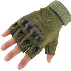 Тактические перчатки без пальцев, цвет хаки, размер XL