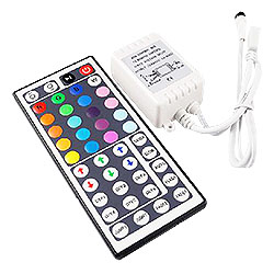 Контроллер RGB светодиодных лент + пульт 44 кнопки