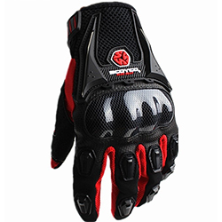 Перчатки scoyco mc09 (вело-, мото спорт), красно-чёрные, XL