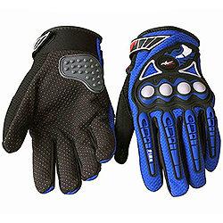 Перчатки PRO-BIKER MCS-23 (вело-, мото спорт), синие, L