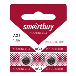 Алкалиновая батарейка Smartbuy AG3 1,5V