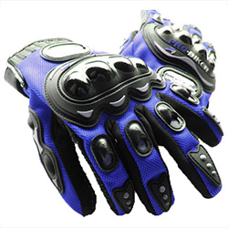 Перчатки PRO-BIKER для экстремалов (вело- мото спорт), синие, L