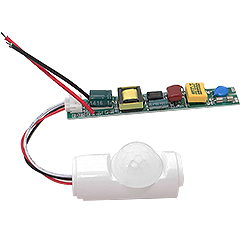 Сетевой драйвер для 18-25 одноваттных LED с ИК датчиком присутствия