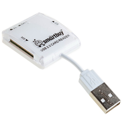 Картридер универсальный Smartbuу USB 2.0 SBR-713-W