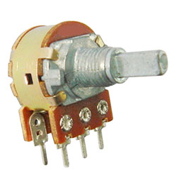 Резистор переменный WH148, спаренный, 100 кОм
