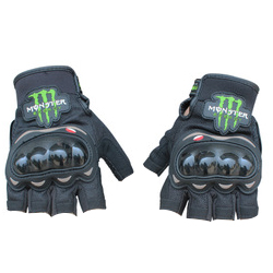 Перчатки PRO-BIKER monster energy без пальцев, черные XL