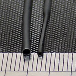 ∅1/0.5 мм термоусадочная электроизоляционная трубка черная