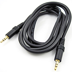 Аудио кабель  джек папа-папа 3.5 мм, длина 1,5 метр