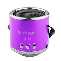 Music Z12 - MP3 плеер + FM радио, сиреневый