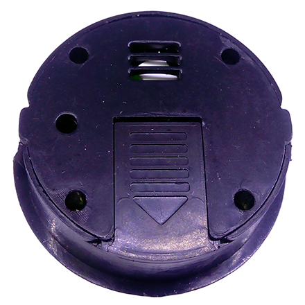 Круглый встраиваемый термометр-гигрометр с внутренним датчиком, чёрный
