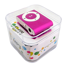 MP3 player плеер розовый в коробочке