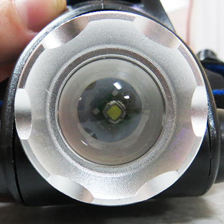 Фокусируемый наголовный фонарь на CREE R5 420 люмен